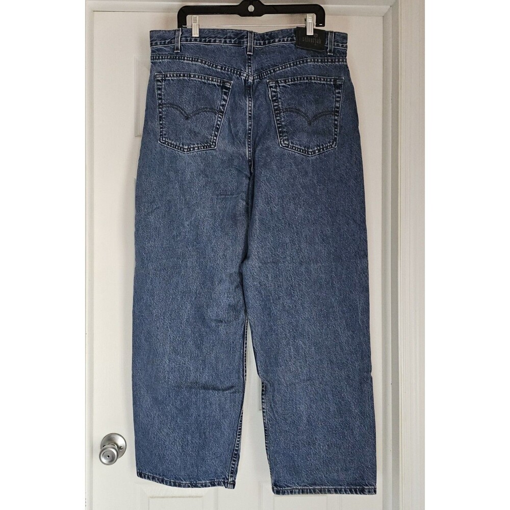 Vintage 1991 Levi’s SilverTab Loose Wide Leg Jeans 38x32 USA Baggy Skater Y2K